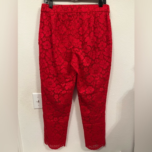 Bundle👖👚WHBM Long Sleeve Cold
Shoulder Blouse & Talbots lace Red Pants - Picture 10 of 13